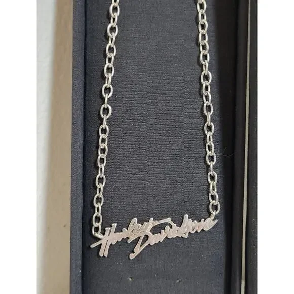 Rare Harley Davidson Sterling Silver 925 MOD Pendant Chain Necklace HDN0104 16