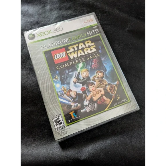 Lego Star Wars The Complete Saga Xbox 360 Platinum Family Hits New Sealed