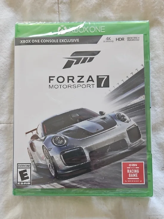 New Sealed Xbox One Forza Motorsport 7 - Silver Racing Game 2017