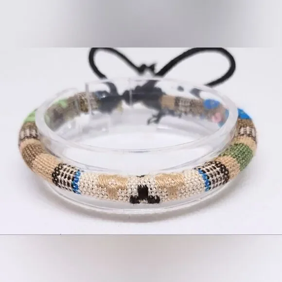 Men's bracelet striped punk hemp‎ new e40