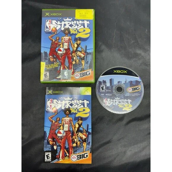 NBA Street Vol 2 Original Xbox Platinum Hits Complete CIB