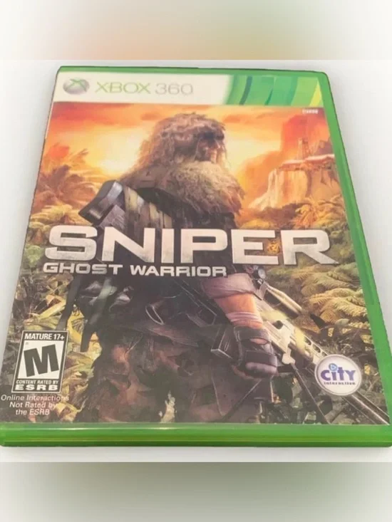 Sniper Ghost Warrior Xbox 360 - Complete CIB with manual Tested WORKS