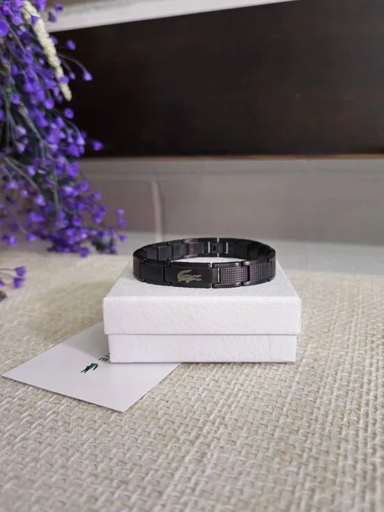 All-Black Metropole Link Bracelet – Black