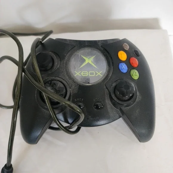 Xbox Microsoft Controller Fat Duke Corded X08-17160 UNTESTED