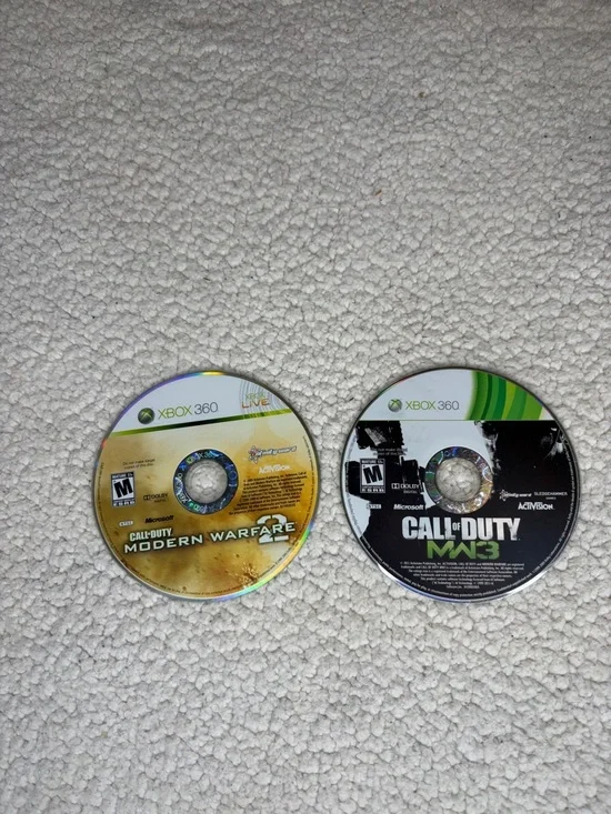 Call Of Duty Modern Warfare 2 And Modern Warfare 3 Xbox 360 video games