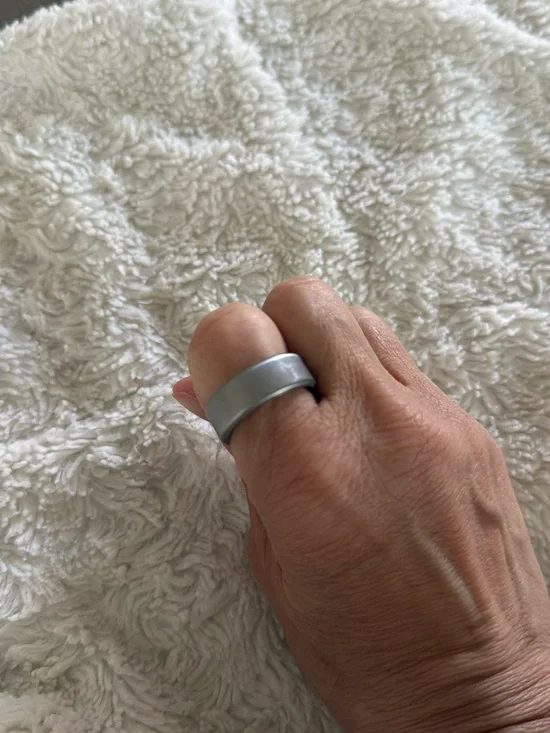Men's Silver Comfort-Fit Ring - Minimalist Band