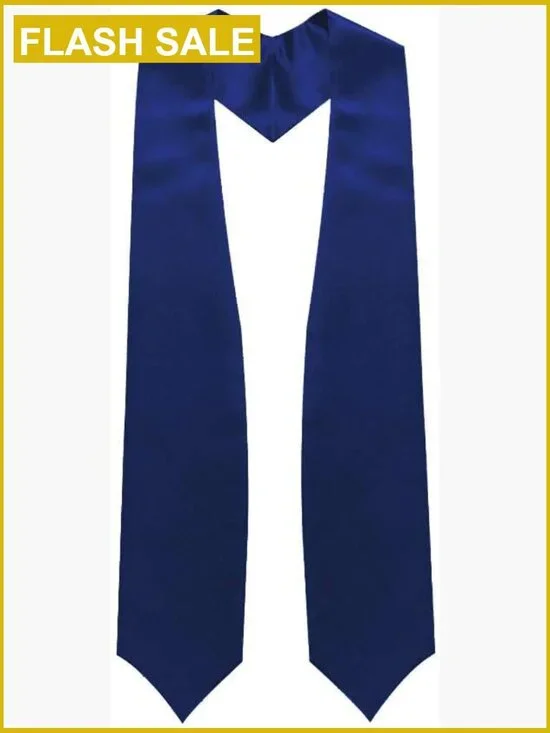 Unisex Adult Graduation Sash Stole 62 inches Satin Lightweight Dry Clean Only
