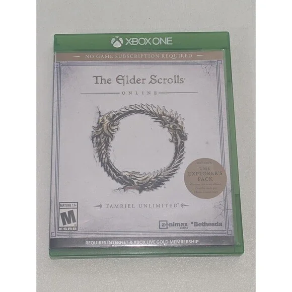 The Elder Scrolls Online Tamriel Unlimited (Xbox One, 2015) Complete