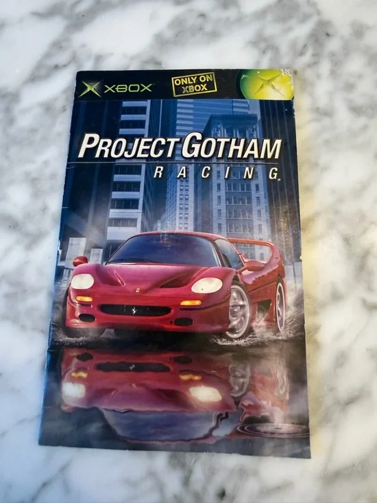 Project Gotham Racing XBOX Manual (Manual only)