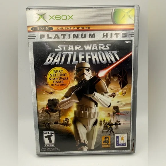 Star Wars Battlefront (Platinum Hits) - For Xbox Complete Tested Rare