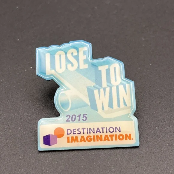Destination Imagination DI Lose To Win 2015 Lapel Hat Pin‎