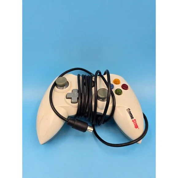 Gamestop Wired Controller For Xbox 360 Gamepad Madcatz  White