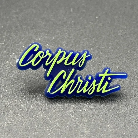 Corpus Christi Texas Plastic Lapel‎ Hat Pin