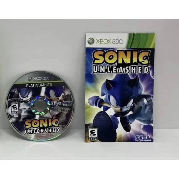 Sonic Unleashed (Microsoft Xbox 360, 2008) Platinum Hits - Tested - Excellent