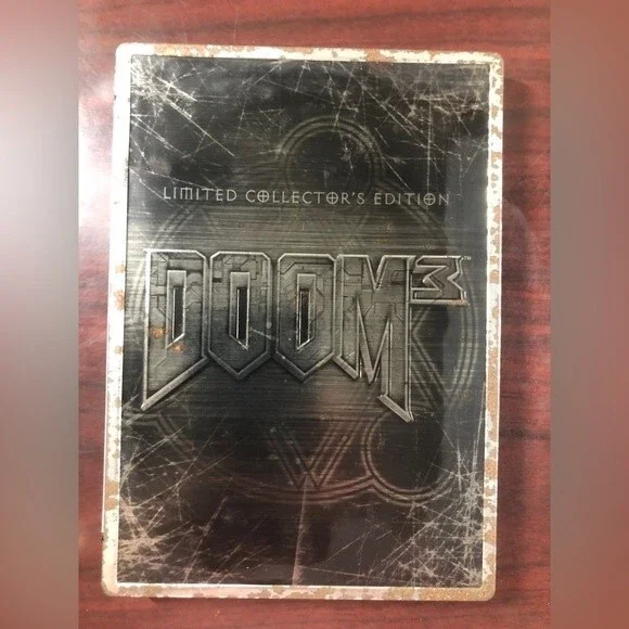 DOOM 3 SteelBook Microsoft XBox Game Limited Collector’s Edition Complete Manual