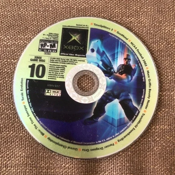 Official XBOX Magazine TimeSplitters 2 Demo Game Disc 10 September 2002 Vintage