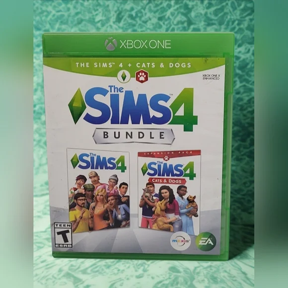 The Sims 4: Cats & Dogs Bundle - Microsoft Xbox One Complete With Insert 2- In 1