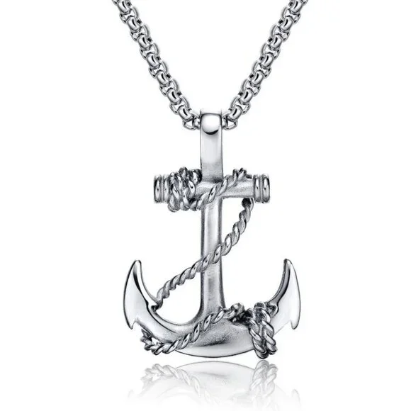 ❤️LIMITED EDITION - Fashion Design Tone Anchor Necklace, N90201P133