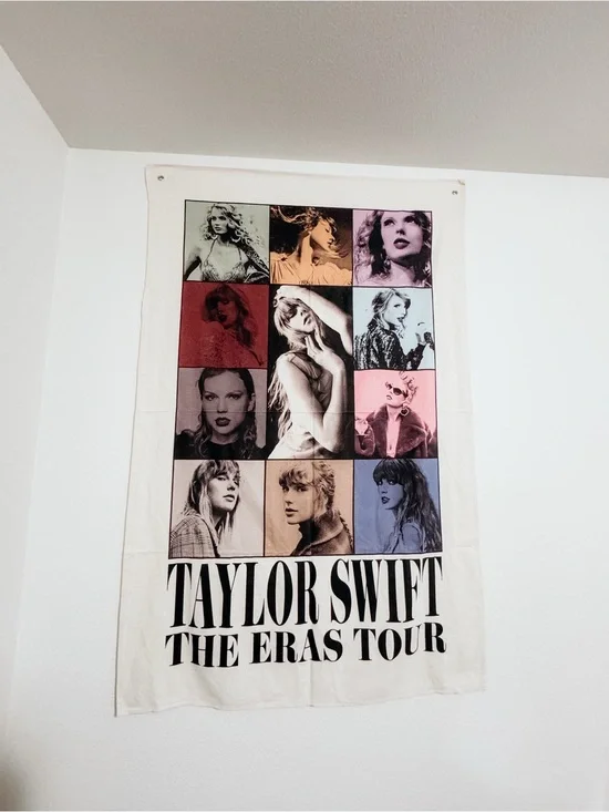Taylor Swift The Eras Tour Wall Tapestry - Multi Color