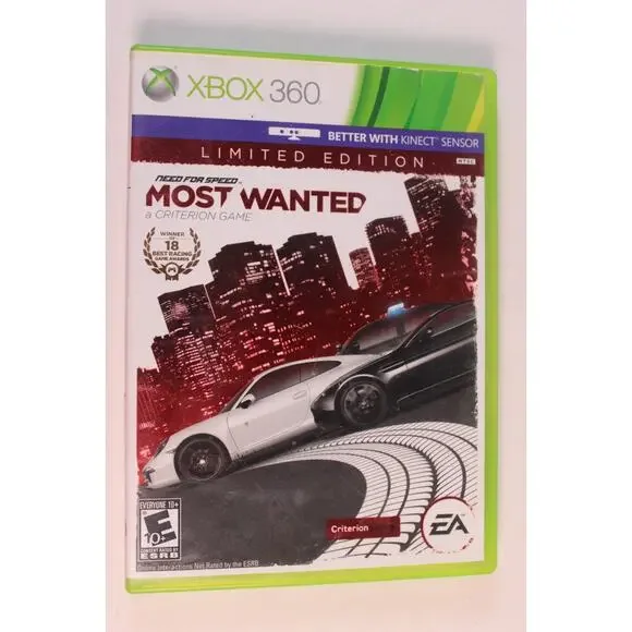 Need for Speed Most Wanted Limited Edition (Xbox 360 2012) Authentic, Complete