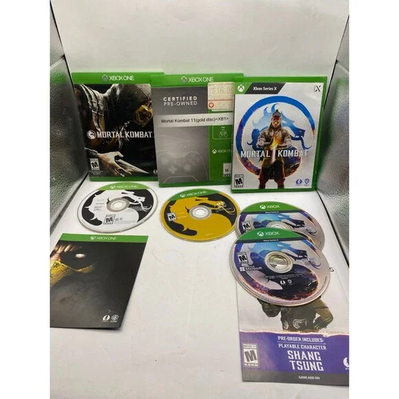 Mortal Kombat X + Mortal Kombat 11 Bundle (Xbox One) mortal Kombat 1 3 games