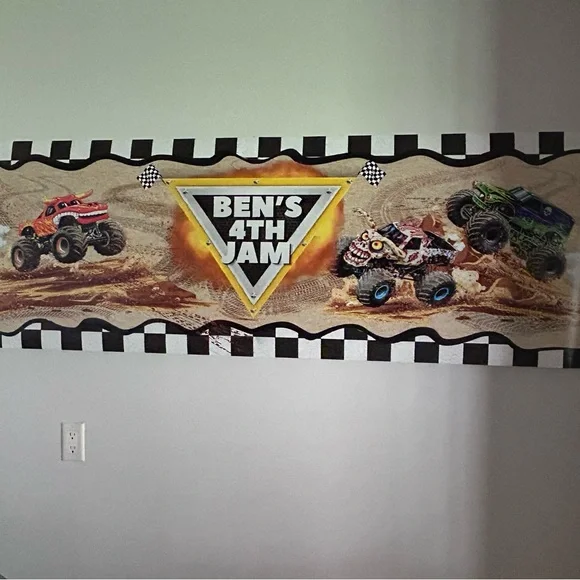Monster Truck Wall Banner - Custom 