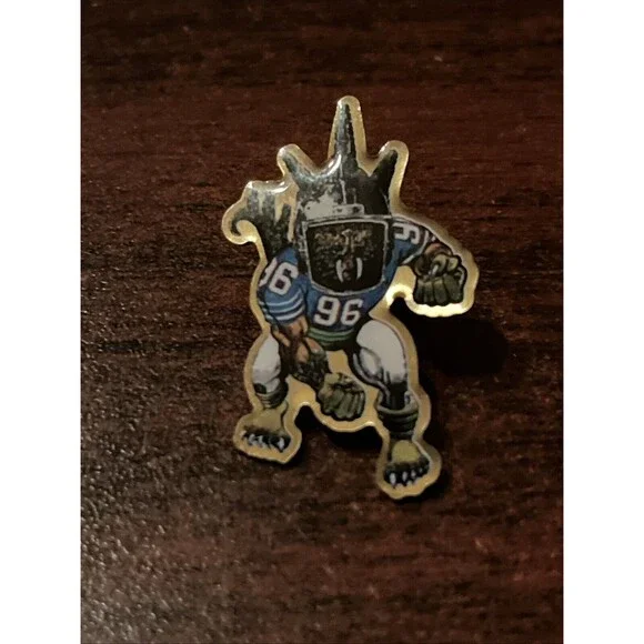 Vintage Coca-Cola NFL Monsters Of The Gridiron Cortez‎ “Tez Rex” Kennedy Pin