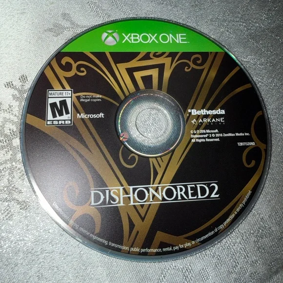 Microsoft Xbox One Dishonored 2 Video Game Rated M For Mature Disc Used Pre Own.