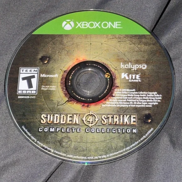 Microsoft Xbox One Sudden Strike Complete Collection Video Game Rated T Used MXO