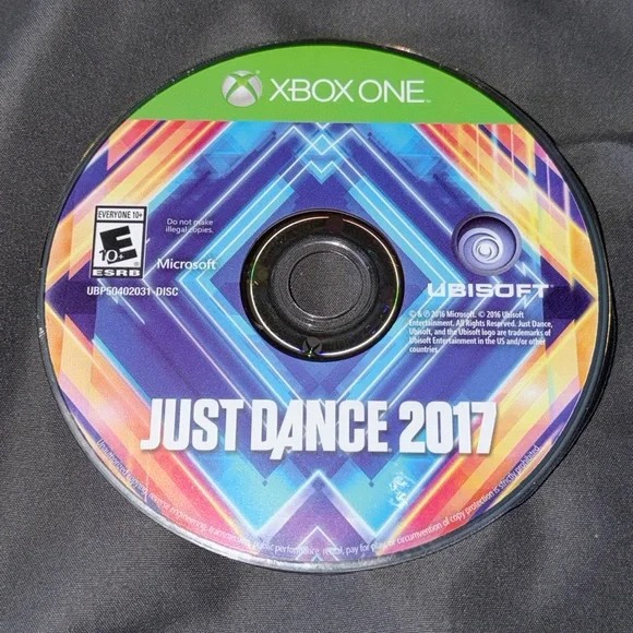 Microsoft Xbox One Just Dance 2017 Ubisoft Video Game Rated E For Everyone Used.