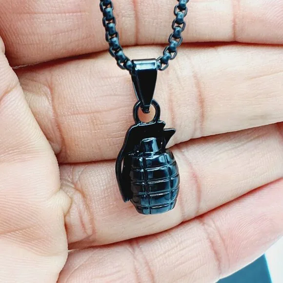 ❤️Custom Unique Hand Grenades Necklace, N90201P114