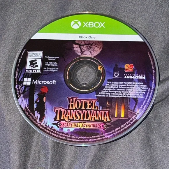 Microsoft Xbox One Hotel Transylvania Scary Adventures Video Gale Rated E Used M