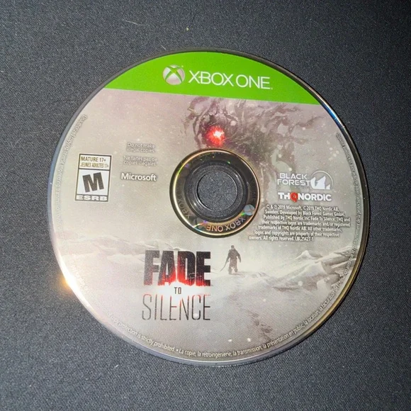 Microsoft Xbox One Fade To Silence Video Game Rated M For Mature Used Pre Owned.