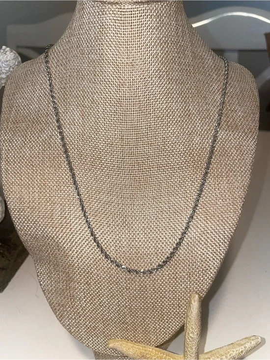 stainless steel Rope Chain Necklace 28” lobster claw clasp