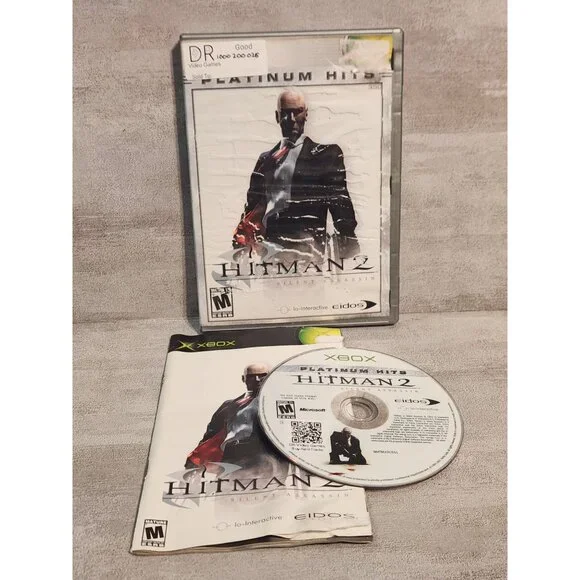 Platinum Hits Hitman 2 for Original Xbox