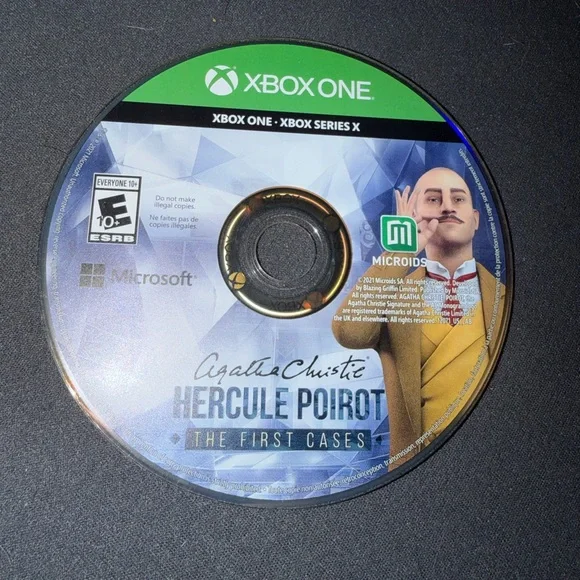 Microsoft Xbox One/Series X Agatha Christie Hercule Poirot The First Class Game.