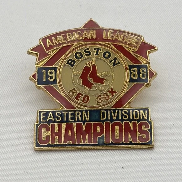 MLB Baseball Boston Red Sox 1988 Eastern Division‎ Champions Lapel Hat Pin