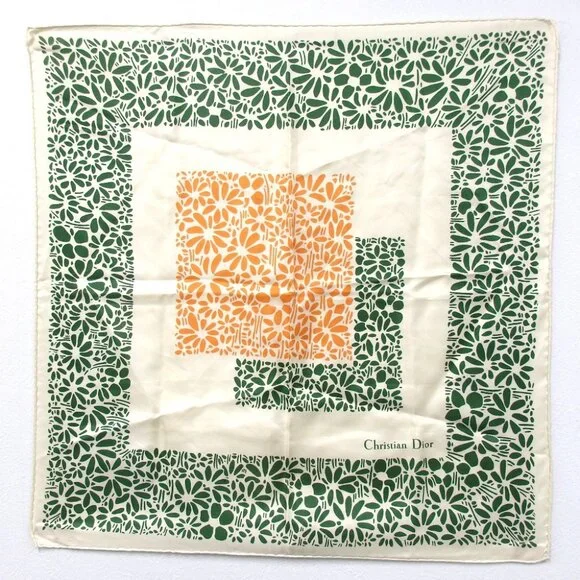 Authentic Christian Dior scarf silk [Used]