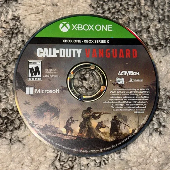 Microsoft Xbox One/Series X Call Of Duty Vanguard Video Game Rated M For Mature.