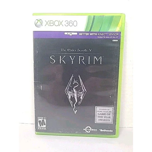 The Elder Scrolls V: Skyrim (Xbox 360) W/Manual 2010