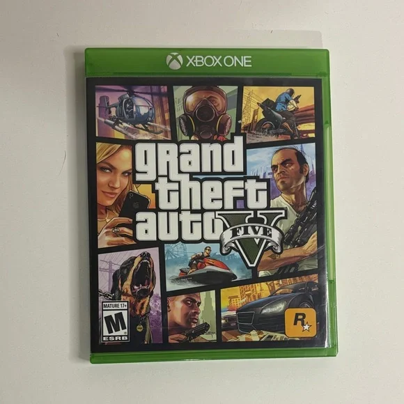 Grand Theft Auto V for Xbox One - Green Case video game