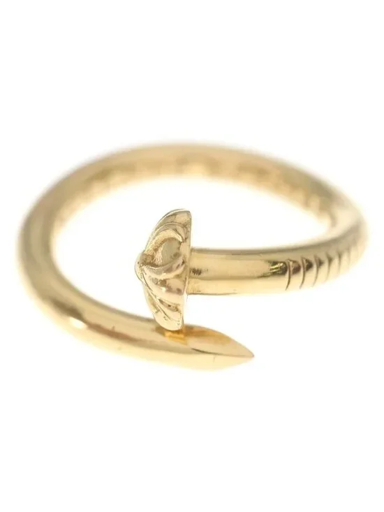 Chrome Hearts 22k Nail Crsball Cross Ball Gold Ring