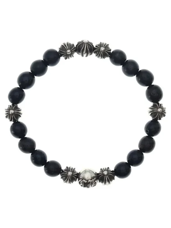 Chrome Hearts 8 Bead 8 Beads Bracelet 8 Garnet
