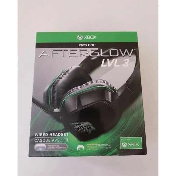 XBOX ONE AfterglowVintage Zorza Art  Xbox Wired Headset CASQUE AVEC FIL Open Box