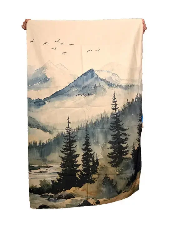 mountain landscape tapestry Small 24x36
