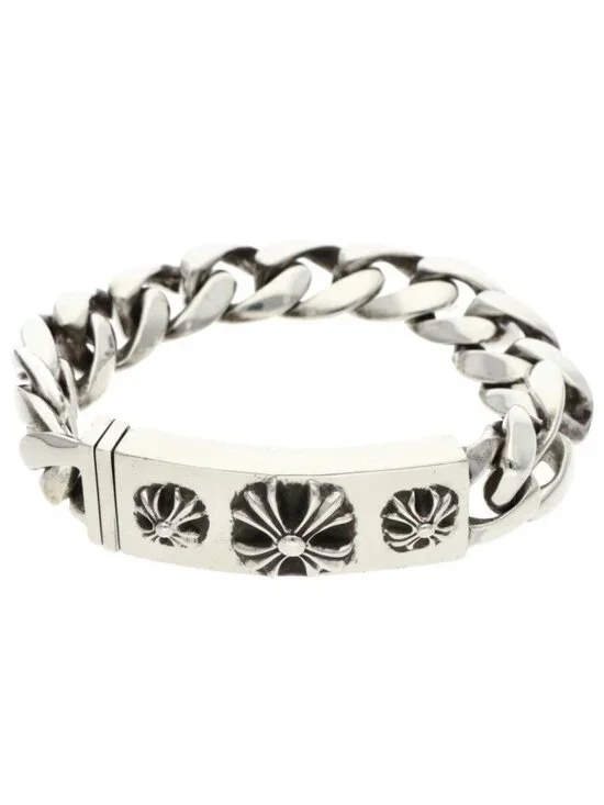 Chrome Hearts ID Silver Bracelet