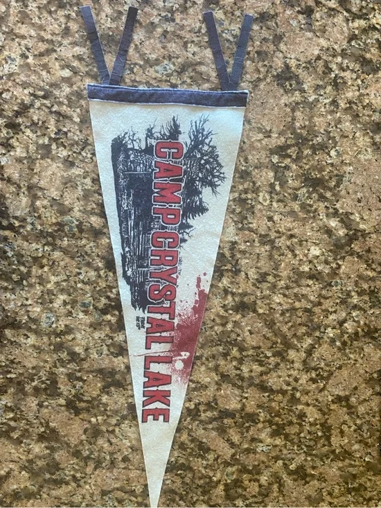 Loot Crate Camp Crystal Lake Pennant
