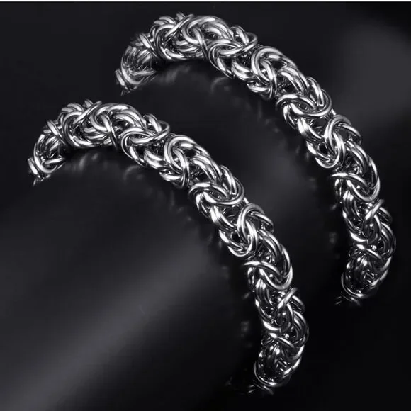 Brighton Men's Silver Chain Bracelet