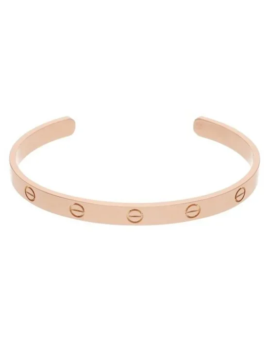 Cartier Love Bracelet Open 18k Pink Gold 19