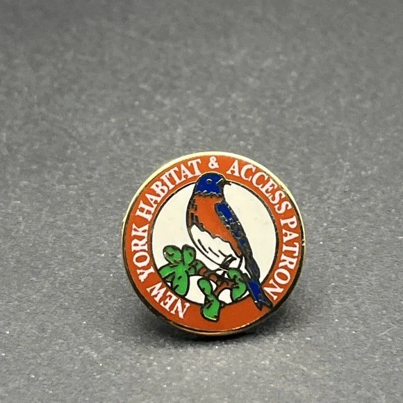 New York Habitat & Access Patron Bird Lapel Hat‎ Pin